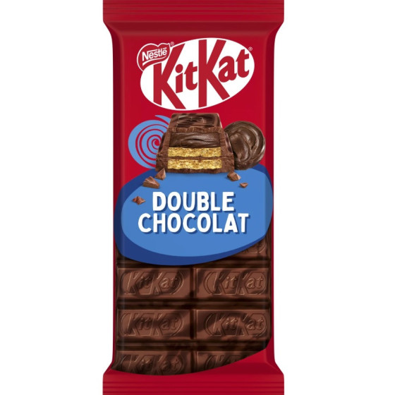 KITKAT TABLETTE DOUBLE CHOCOLAT NESTLE 99G