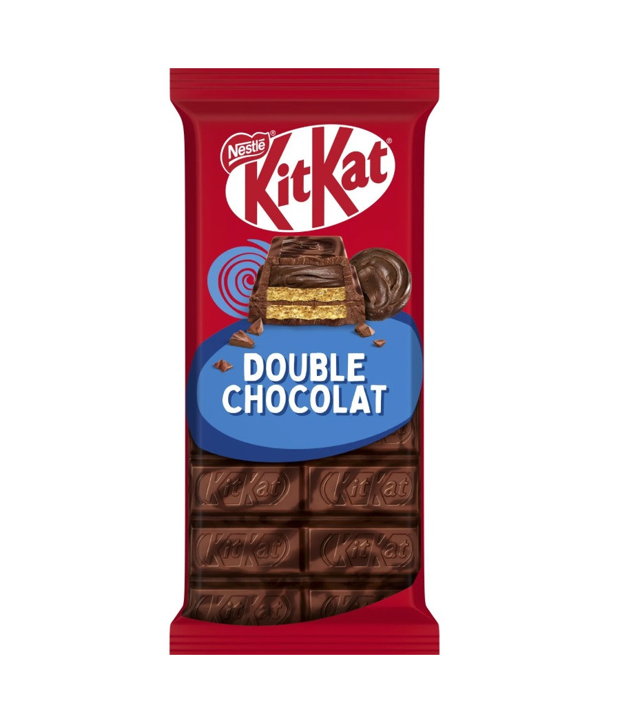 KITKAT TABLETTE DOUBLE CHOCOLAT NESTLE 99G KITKAT TABLETTE DOUBLE CHOCOLAT NESTLE 99G