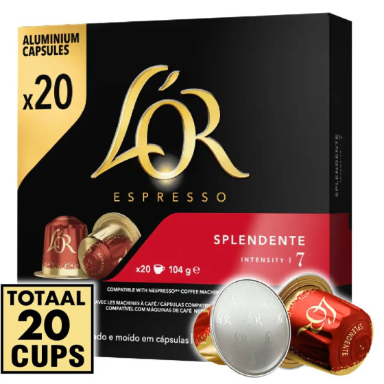 L\'OR ESPRES SPLENDENTE 20 CAPSULES 104 G