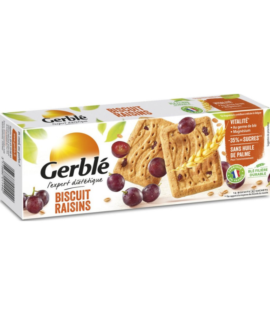 BISCUIT RAISINS GERBLE 270G BISCUIT RAISINS GERBLE 270G