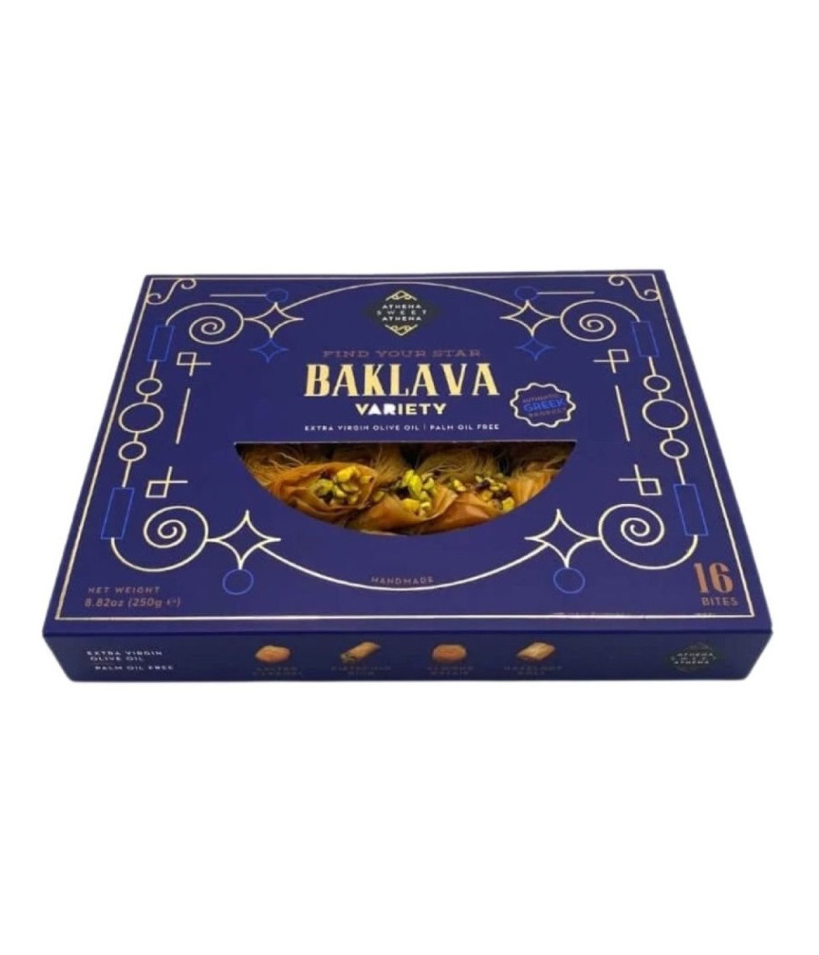 BAKLAVA ASSORTIMENT VARIETY 250G BAKLAVA ASSORTIMENT VARIETY 250G