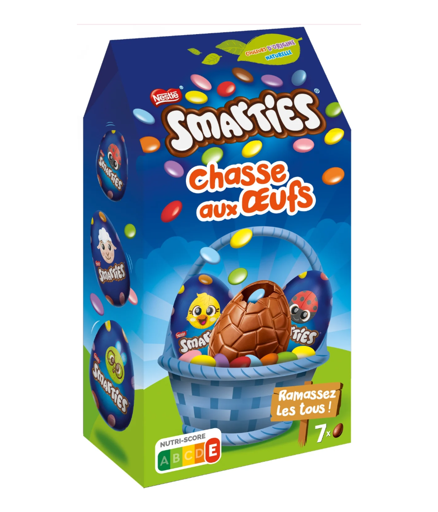 CHASSE AUX OEUFS DE PAQUES EN CHOCOLAT SMARTIES CHASSE AUX OEUFS DE PAQUES EN CHOCOLAT SMARTIES