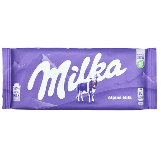 CHOCOLAT AU LAIT MILKA 100G