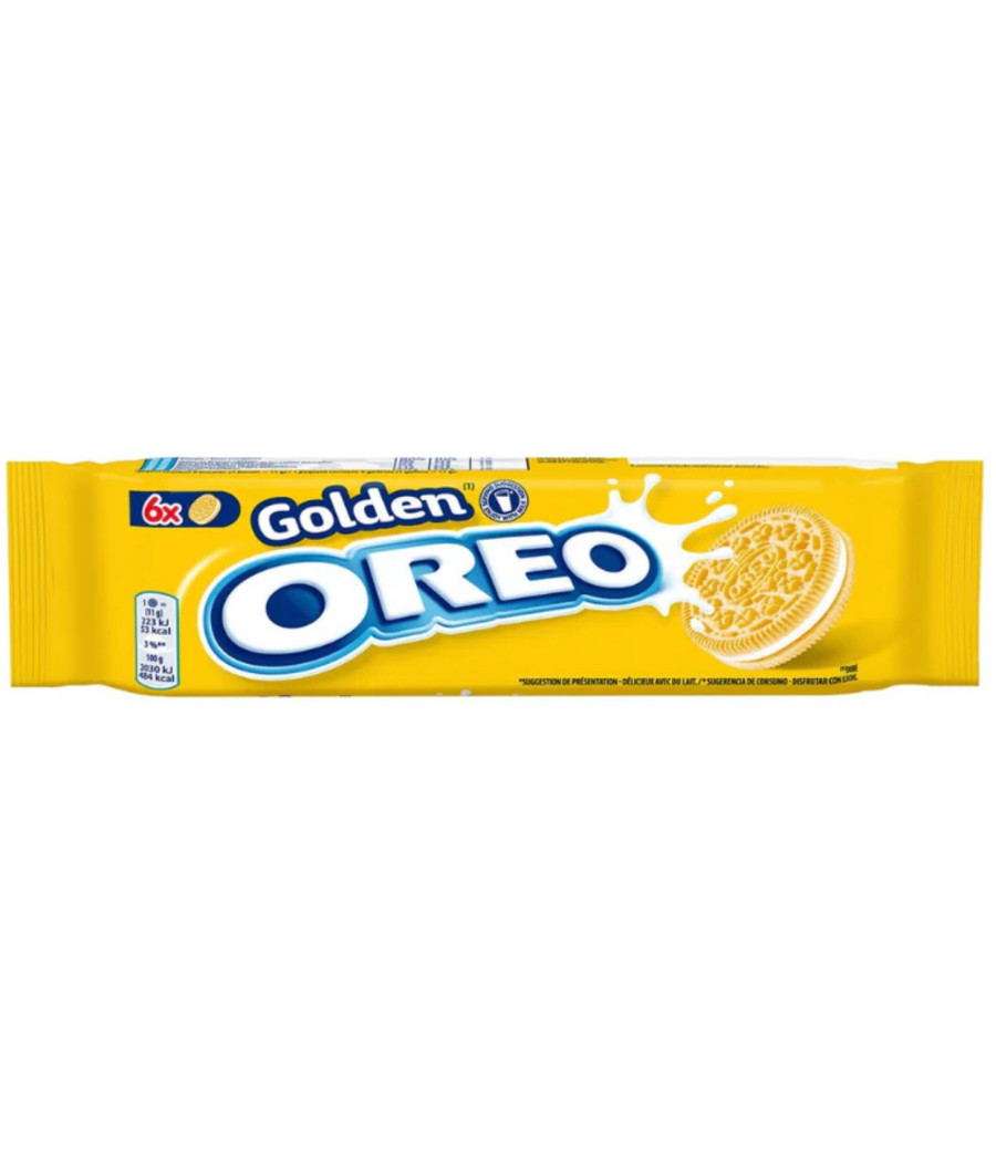 GOLDEN OREO BISCUITS FOURRÉS À LA CRÈME À LA VANILLE 66 G GOLDEN OREO BISCUITS FOURRÉS À LA CRÈME À LA VANILLE 66 G