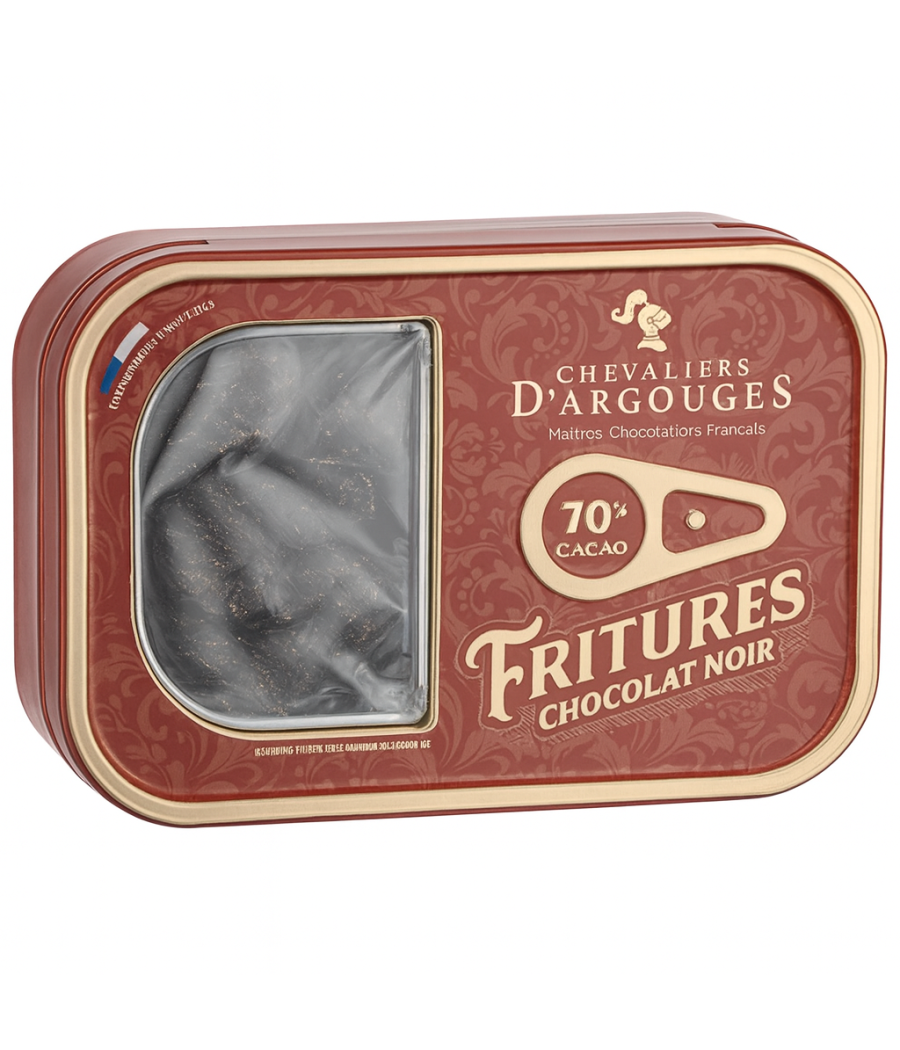 FRITURES CHOCOLAT NOIR CHEVALIERS D'ARGOUGES 90G FRITURES CHOCOLAT NOIR CHEVALIERS D'ARGOUGES 90G