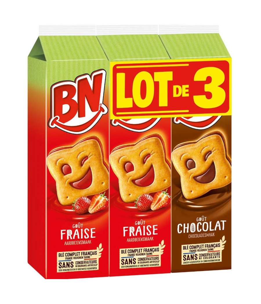 BISCUITS GOUT CHOCOLAT OU FRAISE 885G BISCUITS GOUT CHOCOLAT OU FRAISE 885G