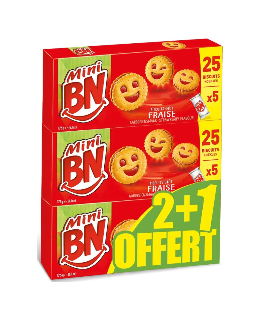 MINI BN FRAISE 175 G MINI BN FRAISE 175 G