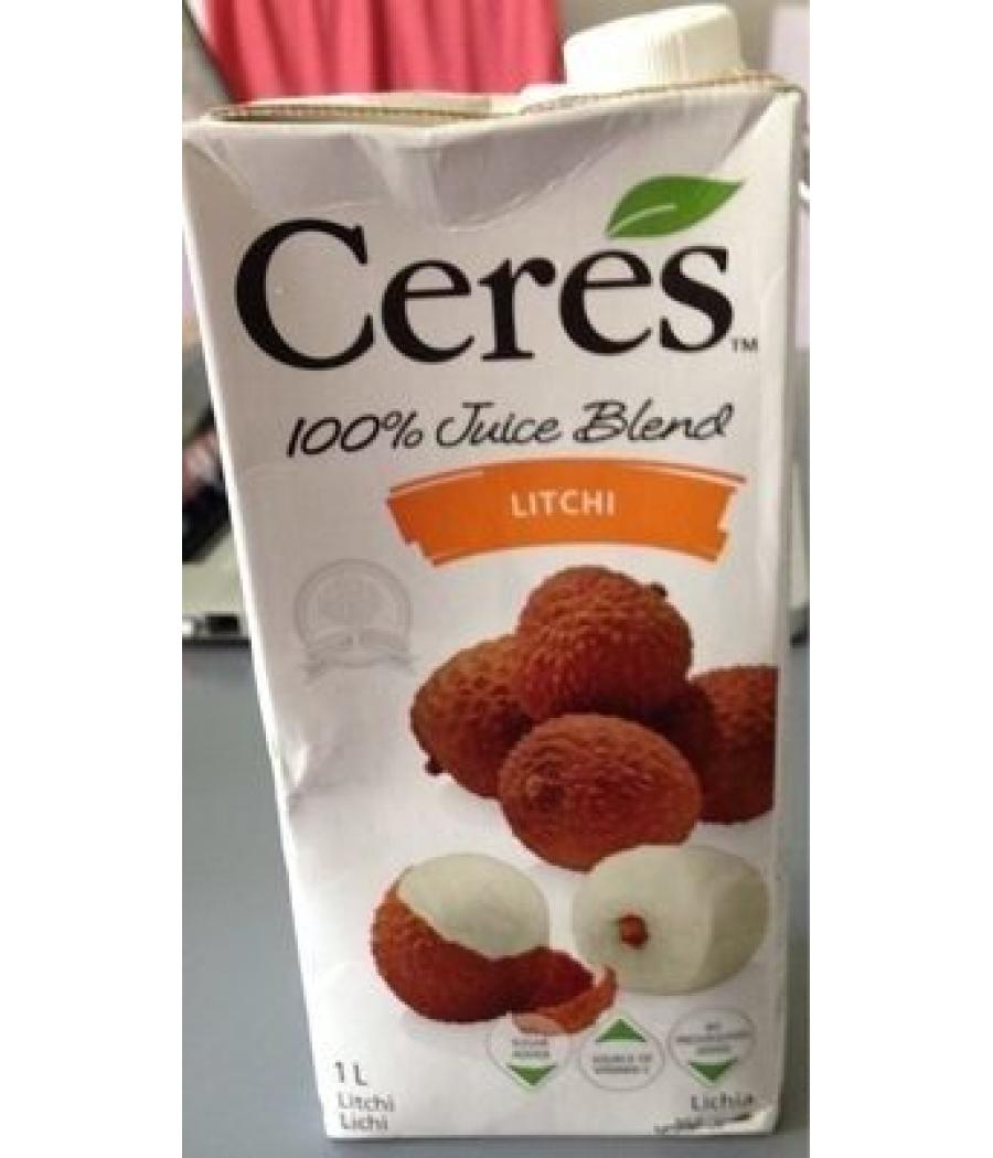 JUS DE FRUITS CERES LETCHIS 1L JUS DE FRUITS CERES LETCHIS 1L
