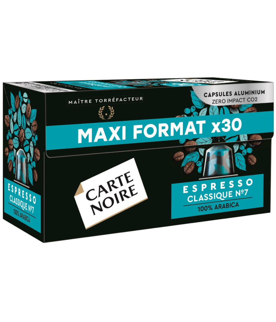 ESPRESSO CLASSIQUE N°7 30 CAPSULES (165 G) ESPRESSO CLASSIQUE N°7 30 CAPSULES (165 G)