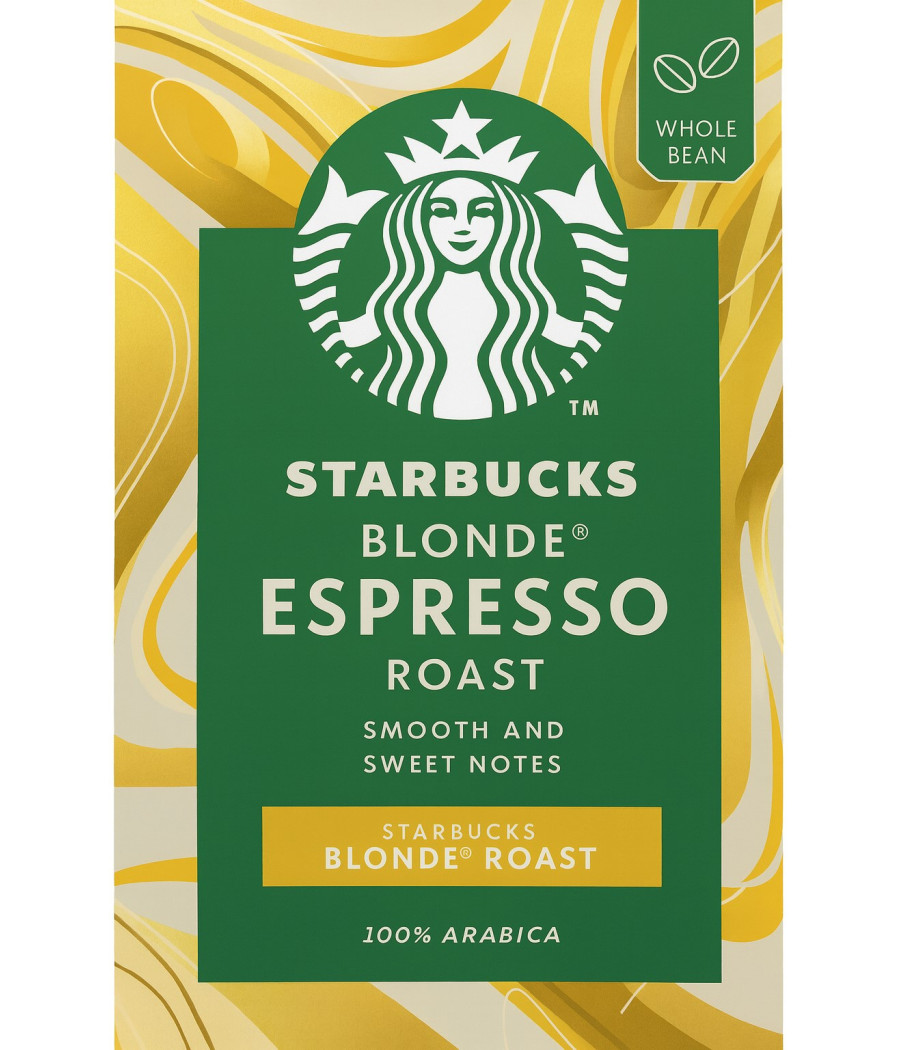 CAFE EN GRAINS ESPRESSO ROAST BLONDE STARBUCKS  450G CAFE EN GRAINS ESPRESSO ROAST BLONDE STARBUCKS  450G