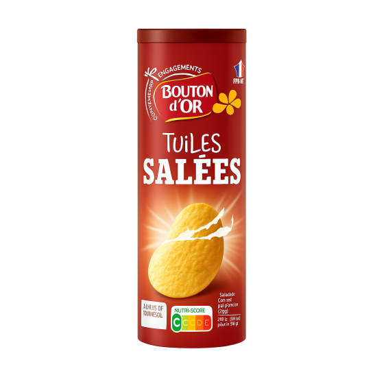 TUILES GOUT SALE BOUTON D'OR  170G