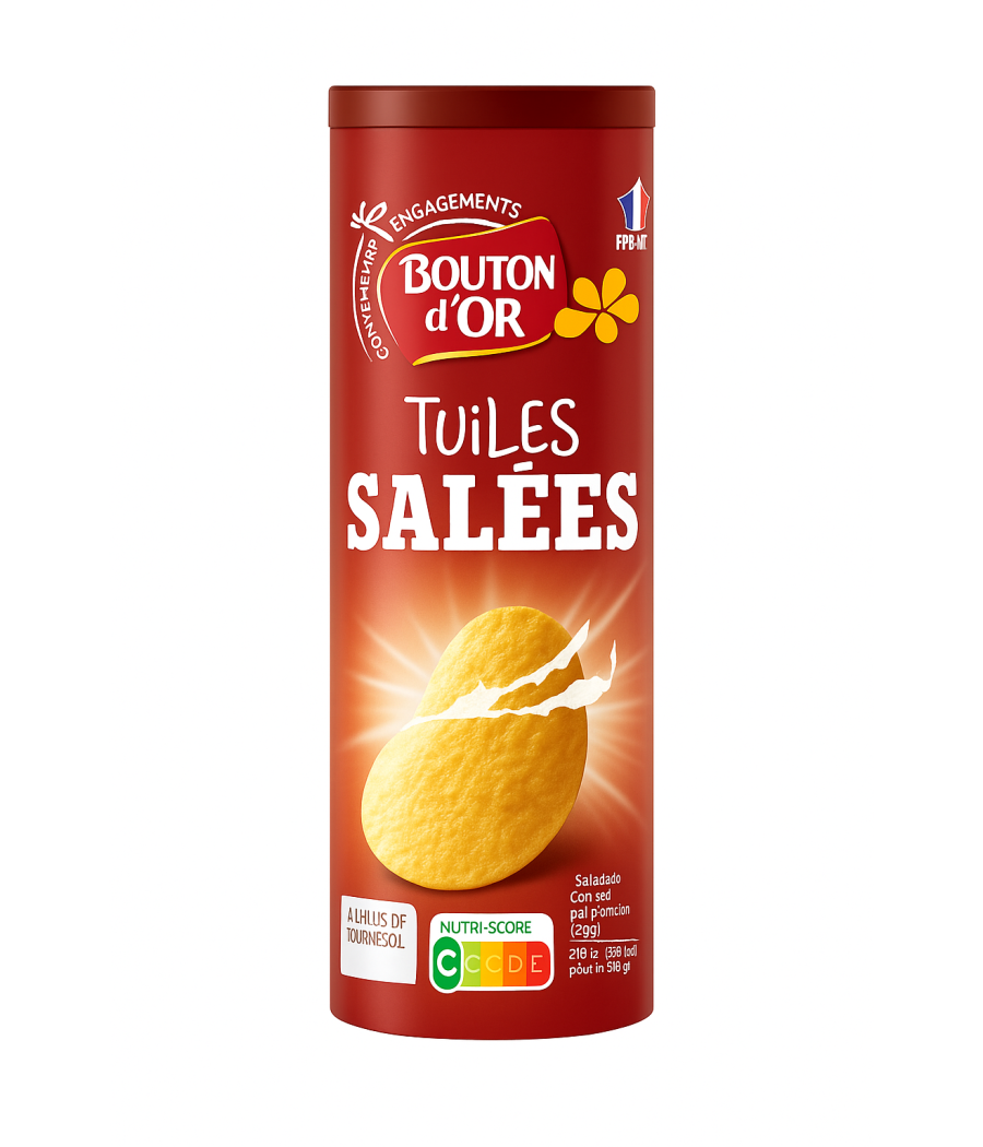 CHIPS SAVEUR MOUTARDE LAYS  130G CHIPS SAVEUR MOUTARDE LAYS  130G