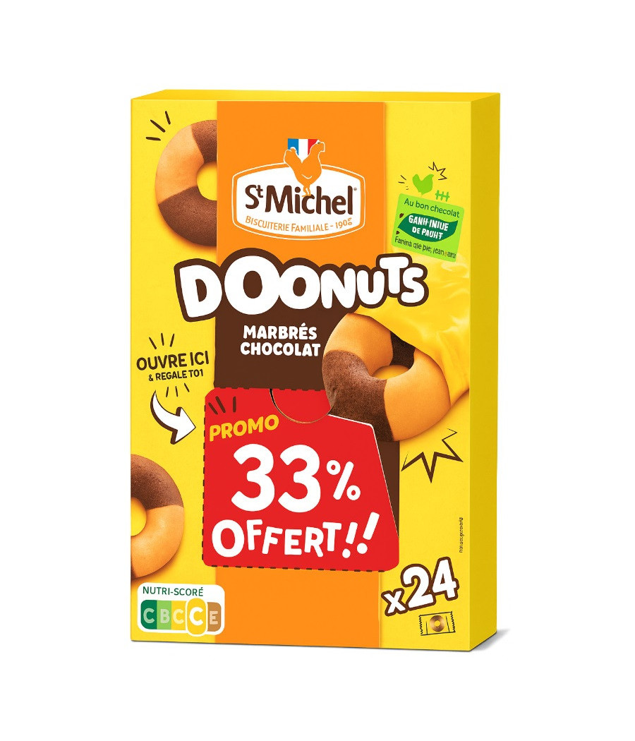 DONUTS MARBRES CHOCOLAT STMICHEL DONUTS MARBRES CHOCOLAT STMICHEL