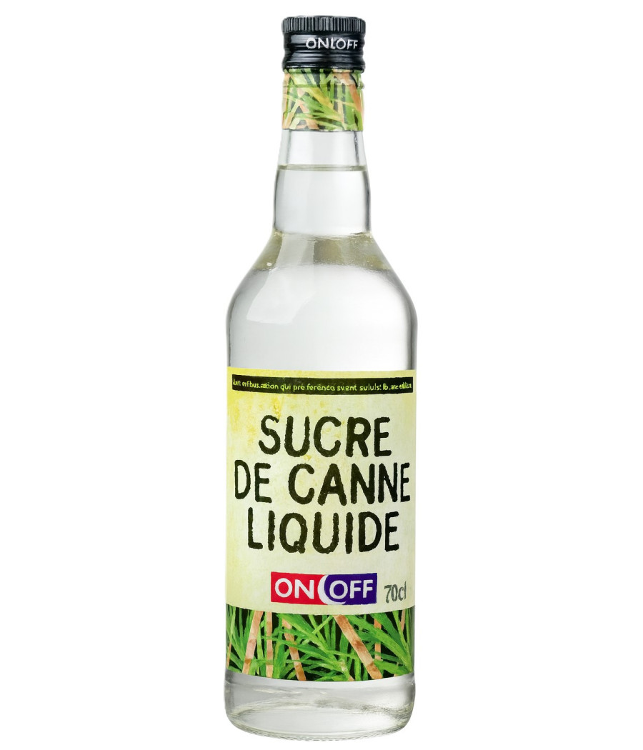 SIROP SUCRE DE CANNE LIQUIDE ON / OFF 70CL SIROP SUCRE DE CANNE LIQUIDE ON / OFF 70CL