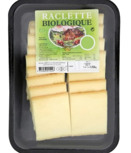 FROMAGE A RACLETTE BIOLOGIQUE 350G