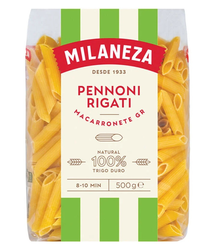 PENNONI RIGATE MILANEZA 500G PENNONI RIGATE MILANEZA 500G