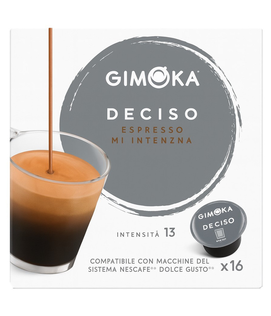 CAFE DECISO ESPRESSO GIMOKA INTENSE 13 X16 CAFE DECISO ESPRESSO GIMOKA INTENSE 13 X16