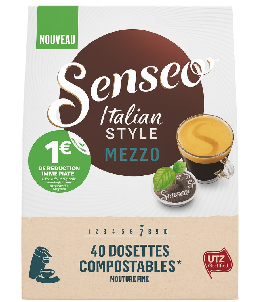 CAFE ITALIAN STYLE MEZZO SENSEO CAFE ITALIAN STYLE MEZZO SENSEO