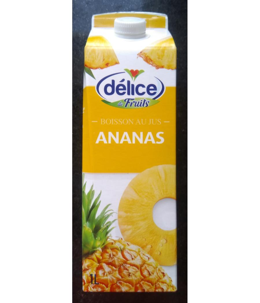 JUS DE FRUITS DELICE FRUITS ANANAS 1L JUS DE FRUITS DELICE FRUITS ANANAS 1L