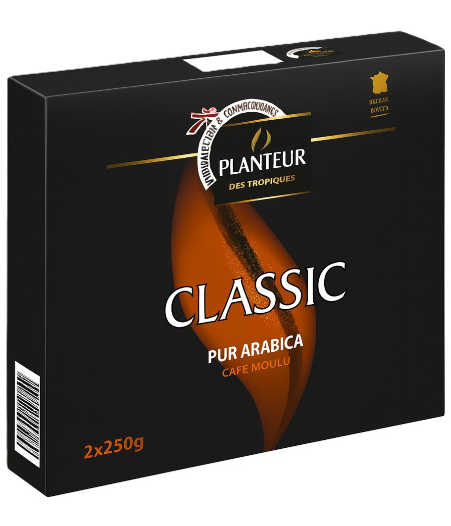 CAFE MOULU POUR ARABICA CLASSIC PLANTEUR 250G CAFE MOULU POUR ARABICA CLASSIC PLANTEUR 250G