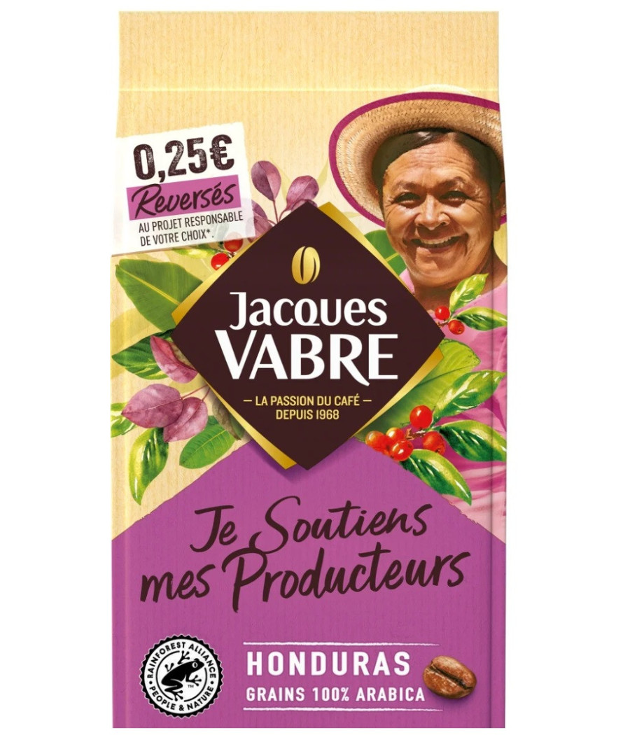 CAFE HONDURAS JACQUES VABRE 400G CAFE HONDURAS JACQUES VABRE 400G