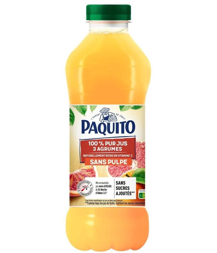 JUS DE FRUITS PAQUITO 100% PUR JUS 3 AGRUMES 1L JUS DE FRUITS PAQUITO 100% PUR JUS 3 AGRUMES 1L