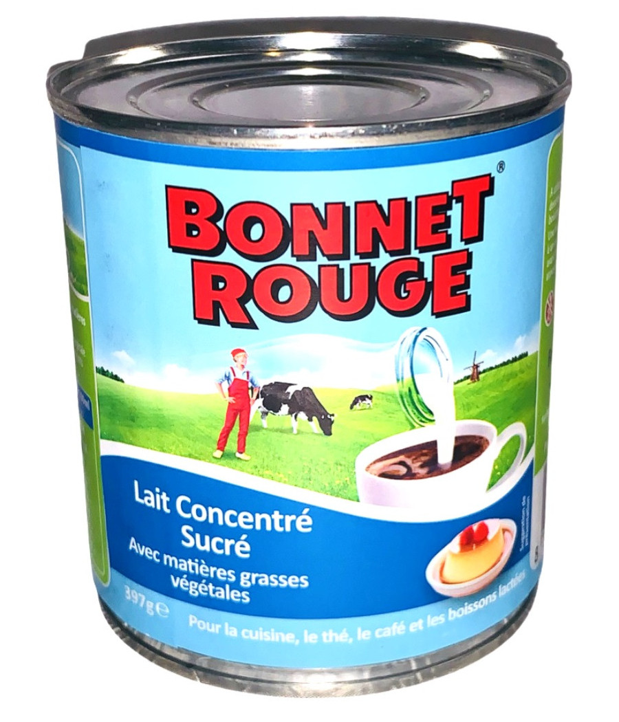 LAIT BONNET ROUGE CONCENTRE SUCRE 397G LAIT BONNET ROUGE CONCENTRE SUCRE 397G