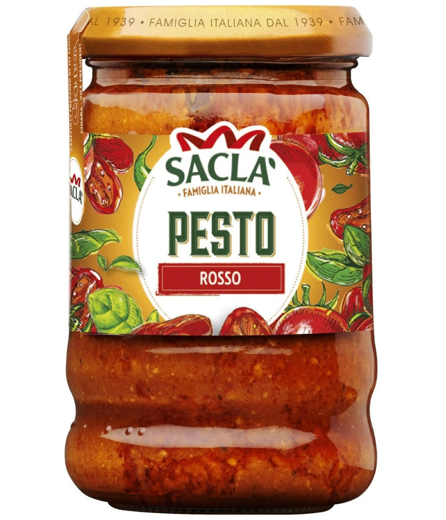 PESTO ROSSO SACLA 190G PESTO ROSSO SACLA 190G