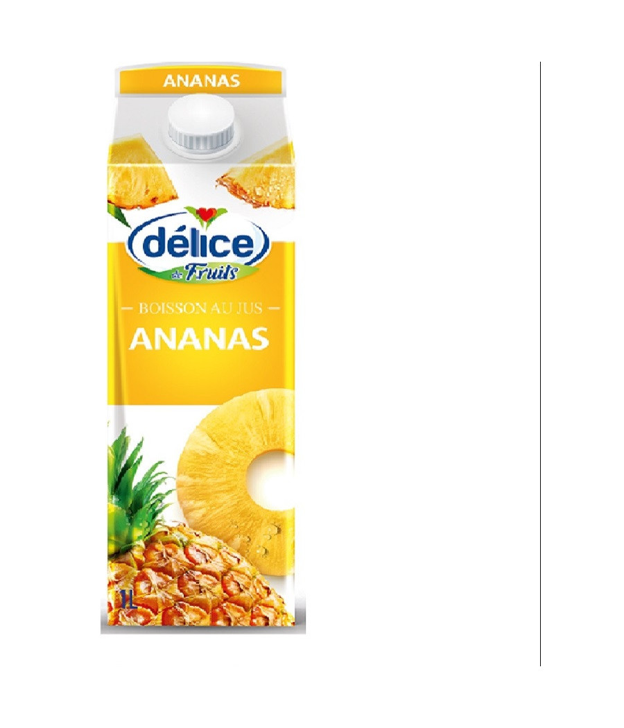 JUS DE FRUITS DELICE FRUITS ANANAS 1L JUS DE FRUITS DELICE FRUITS ANANAS 1L