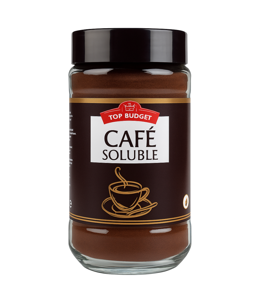 CAFE SOLUBLE TOP BUDGET  200G CAFE SOLUBLE TOP BUDGET  200G