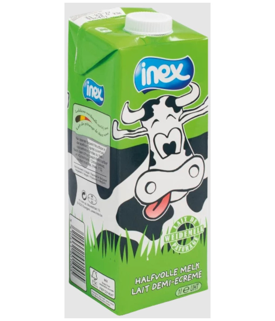 LAIT INEX DEMI ECREME 0.2L LAIT INEX DEMI ECREME 0.2L