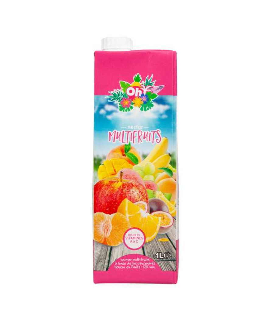 JUS DE FRUITS MULTIFRUITS SUCRÉ  NECTAR 1L JUS DE FRUITS MULTIFRUITS SUCRÉ  NECTAR 1L