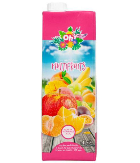 JUS DE FRUITS MULTIFRUITS SUCRÉ  NECTAR 1L