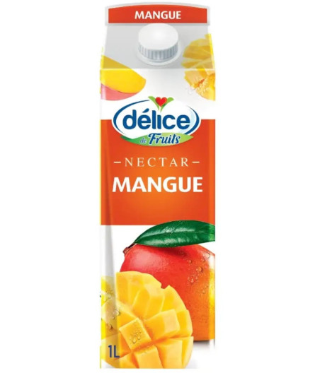 JUS DE FRUITS A LA MANGUE DELICE DE FRUIT NECTAR 1L