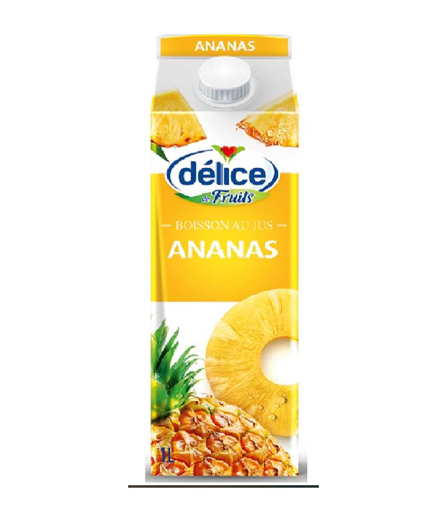 JUS DE FRUITS DELICE FRUITS ANANAS 1L JUS DE FRUITS DELICE FRUITS ANANAS 1L