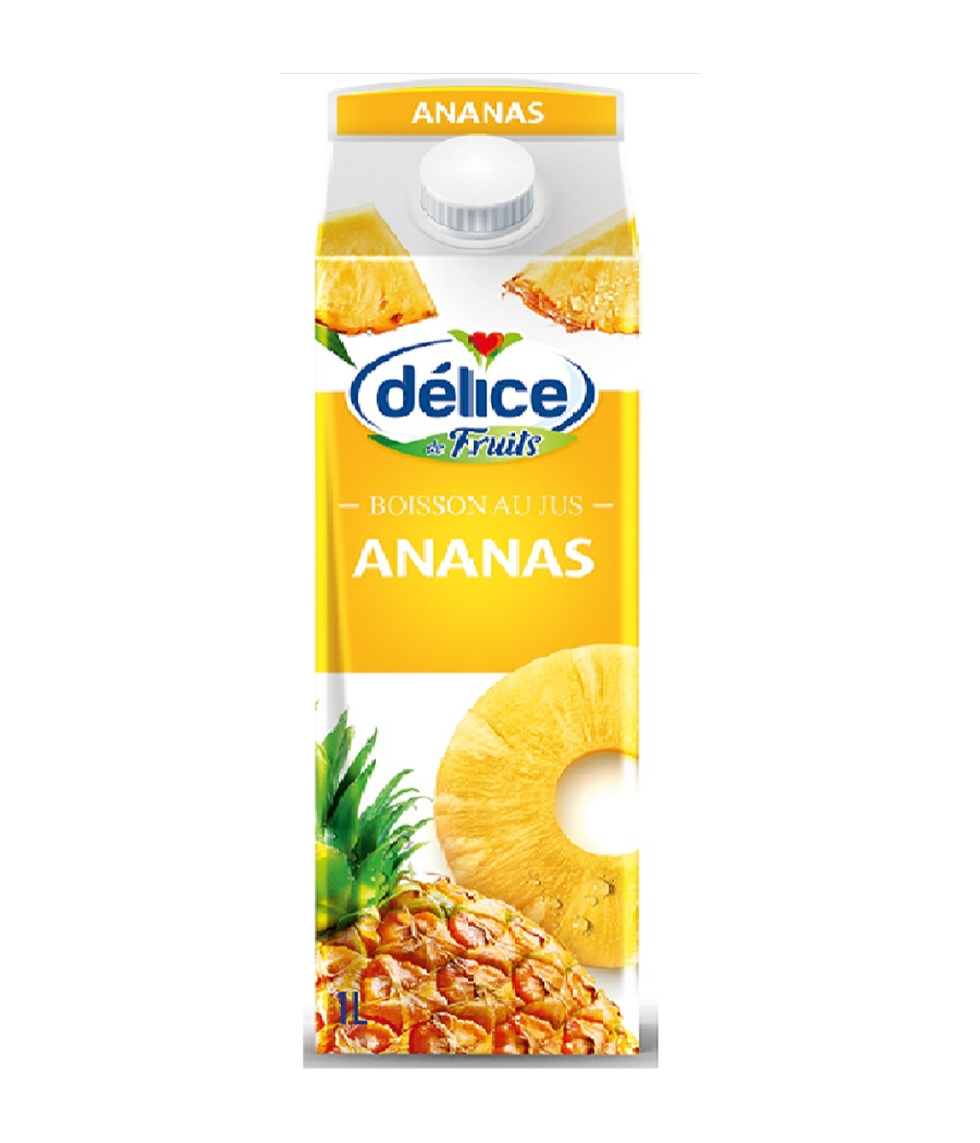 JUS DE FRUITS DELICE FRUITS ANANAS 1L JUS DE FRUITS DELICE FRUITS ANANAS 1L