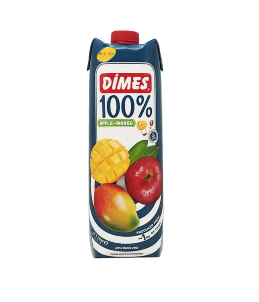 JUS DE FRUITS DIMES POMME ET MANGUE 1L JUS DE FRUITS DIMES POMME ET MANGUE 1L