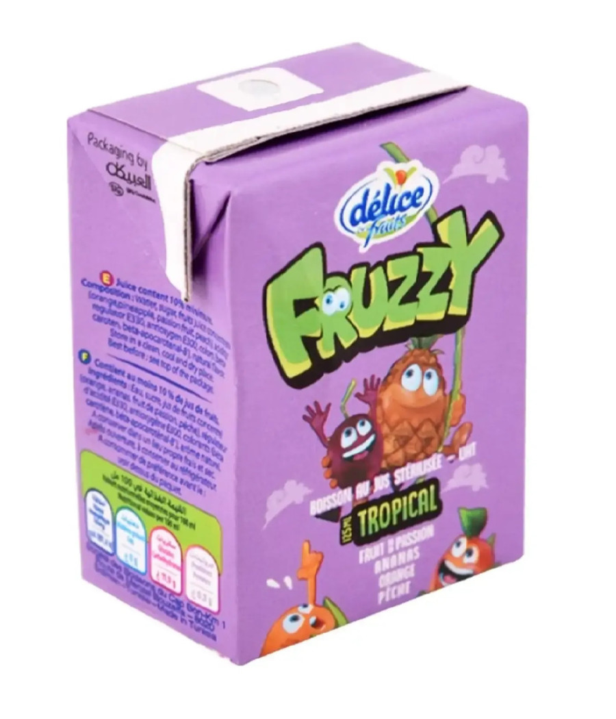 JUS DE FRUITS TROPICAL FRUZZY DELICE JUS DE FRUITS TROPICAL FRUZZY DELICE