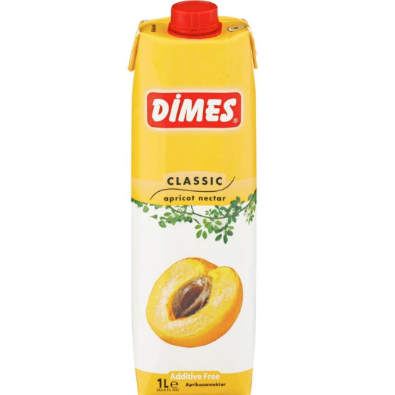 JUS DE FRUITS D'ABRICOT CLASSIC DIMES 1L