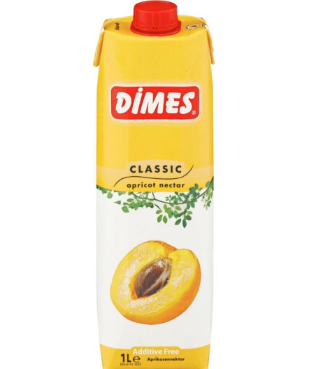 JUS DE FRUITS D'ABRICOT CLASSIC DIMES 1L