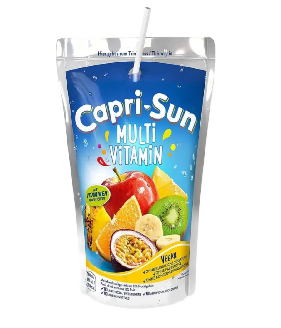 CAPRI SUN MULTI VITAMIN 200ML CAPRI SUN MULTI VITAMIN 200ML