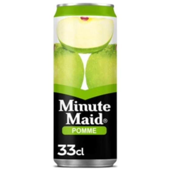 JUS DE FRUITS A LA POMME MINUTE MAID 33Cl