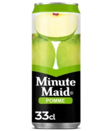 JUS DE FRUITS A LA POMME MINUTE MAID 33Cl