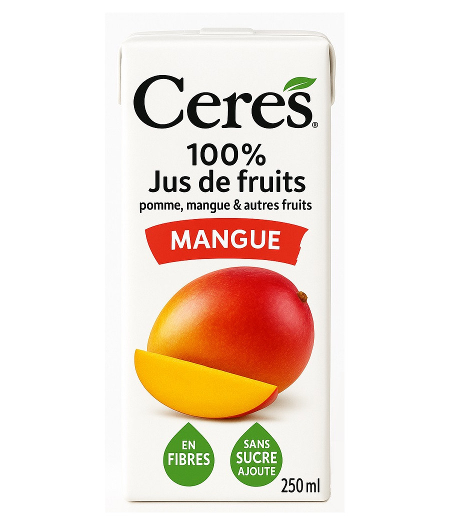 JUS DE FRUITS CERES MANGUE 25CL JUS DE FRUITS CERES MANGUE 25CL