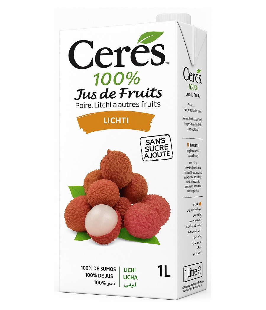 JUS DE FRUITS CERES LETCHIS 1L JUS DE FRUITS CERES LETCHIS 1L