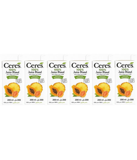 JUS DE FRUITS CERES COCKTAIL MULTIFRUITS 6 X 20CL