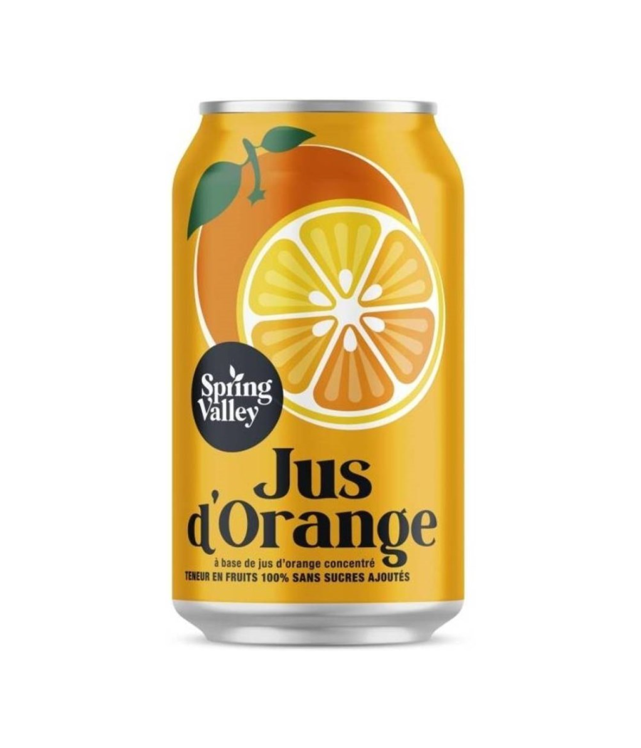 JUS DE FRUITS D'ORANGE SPRING VALLEY 33CL JUS DE FRUITS D'ORANGE SPRING VALLEY 33CL