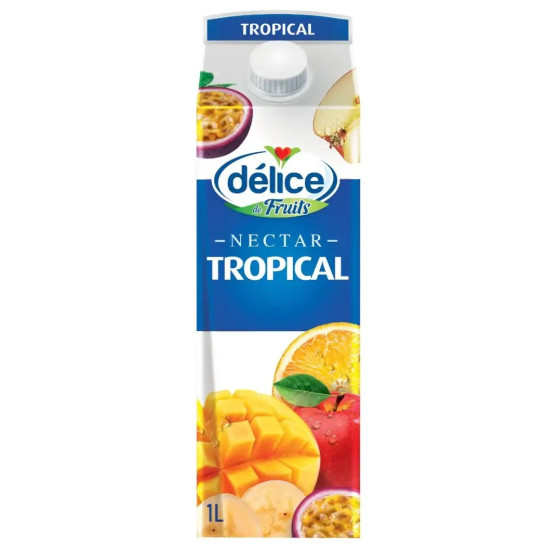 NECTAR TROPICAL DELICE DE FRUITS 1L