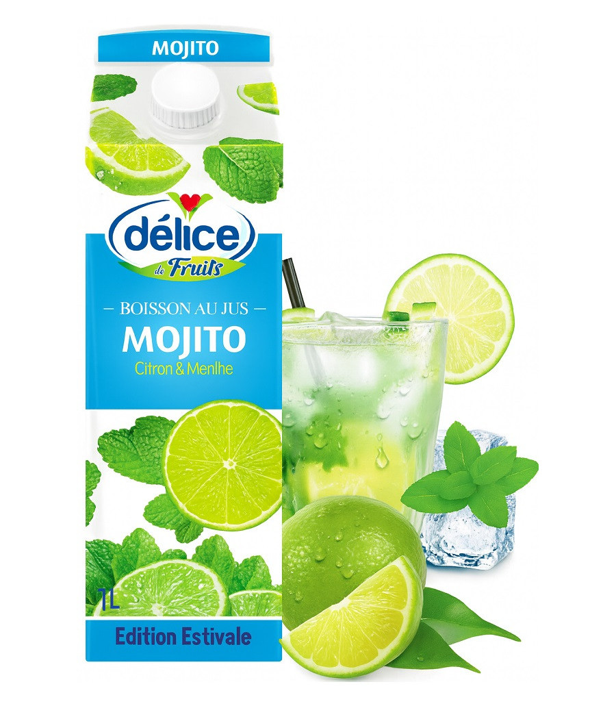JUS DE FRUITS DELICE DE FRUITS MOJITO 1L JUS DE FRUITS DELICE DE FRUITS MOJITO 1L