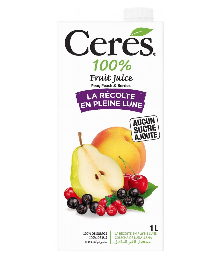 JUS DE FRUITS CERES COCKTAIL PLEINE LUNE 1L JUS DE FRUITS CERES COCKTAIL PLEINE LUNE 1L